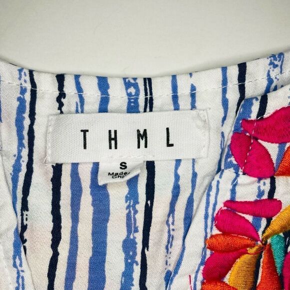 THML Embroidered Top Size Small - Picture 4 of 10